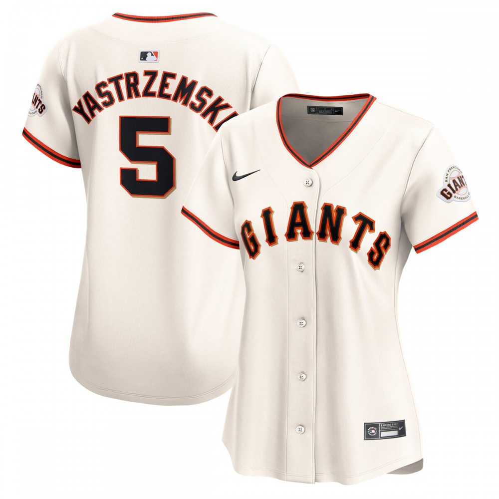 Mike Yastrzemski San Francisco Giants Women's Home Limited Player Jersey - Cream-Pro Kit Vault | Brand New 26/27 Sports Jerseys